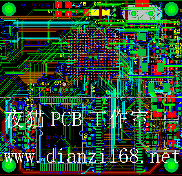 LPC3250核心板工业级PCB设计